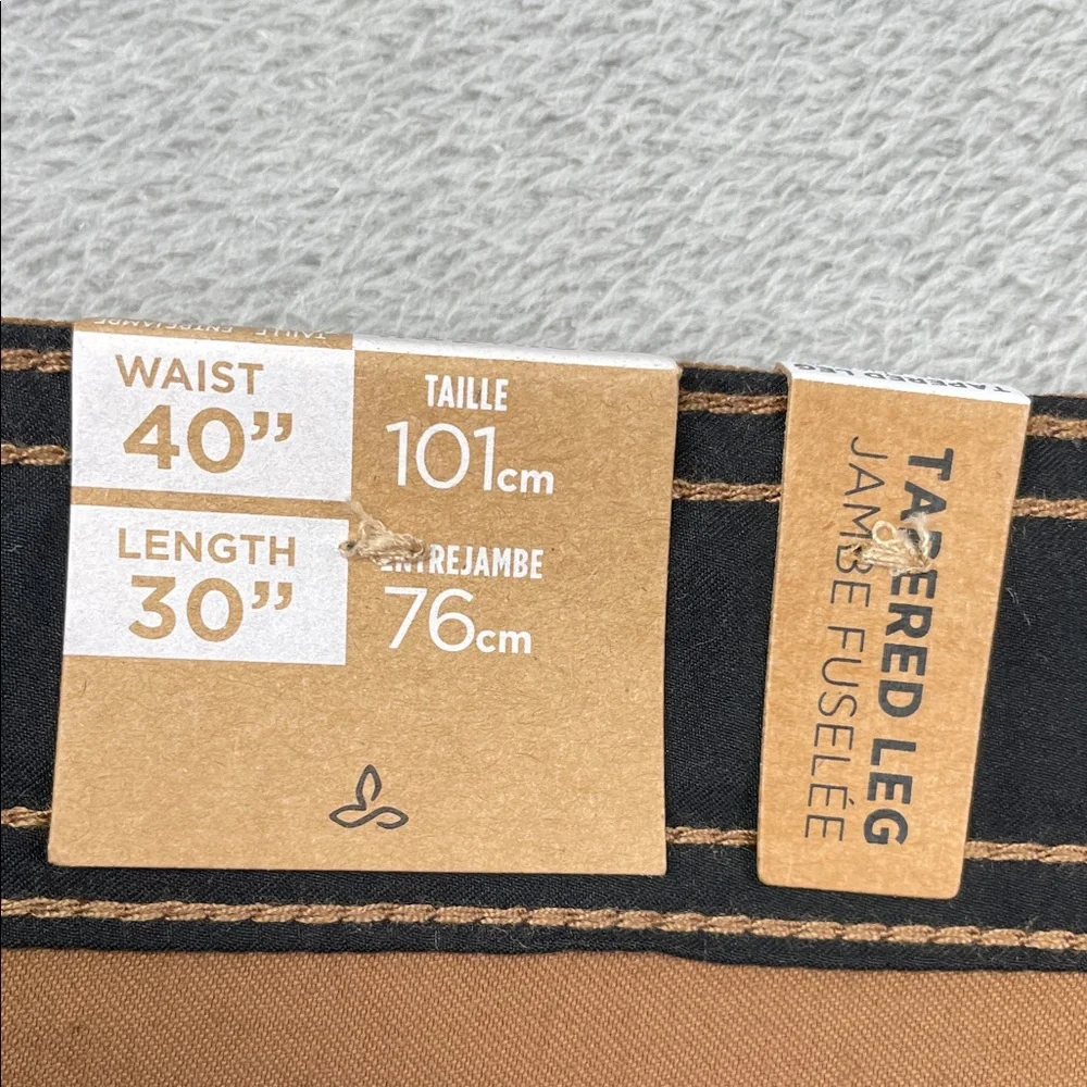 NEW Prana 40/30 Stretch Zion Slim Pant‎ II Men's Sepia Brown Hiking Outdoors
